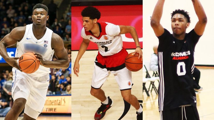 Zion Williamson, Lonzo Ball, Brandon Ingram