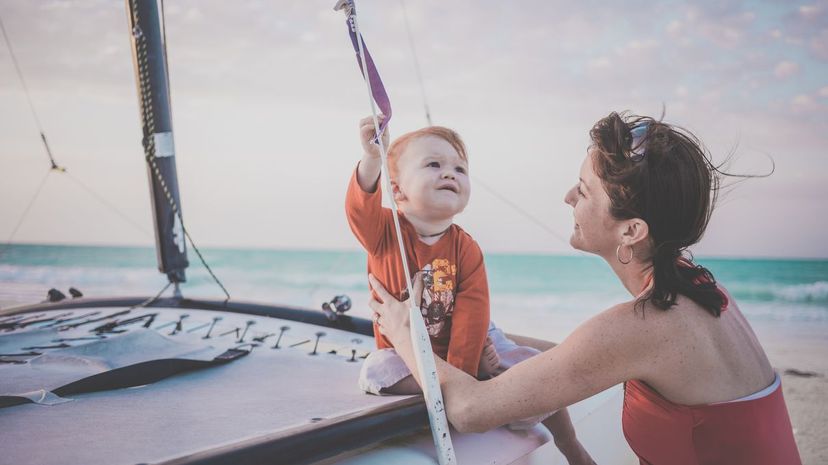 Baby on Sailboat