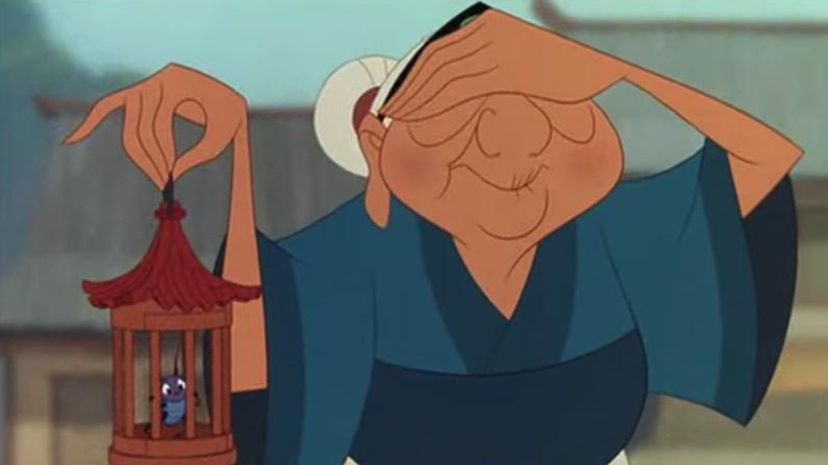 Mulan grandma and Cri-Kee