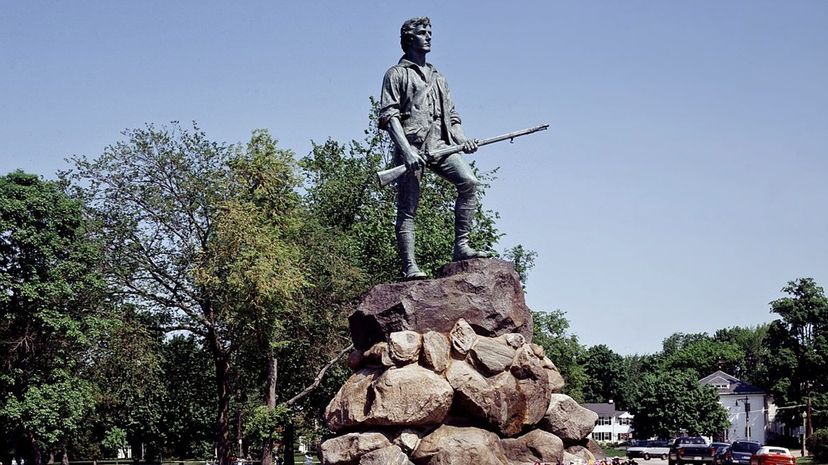 Minuteman statue - Lexington