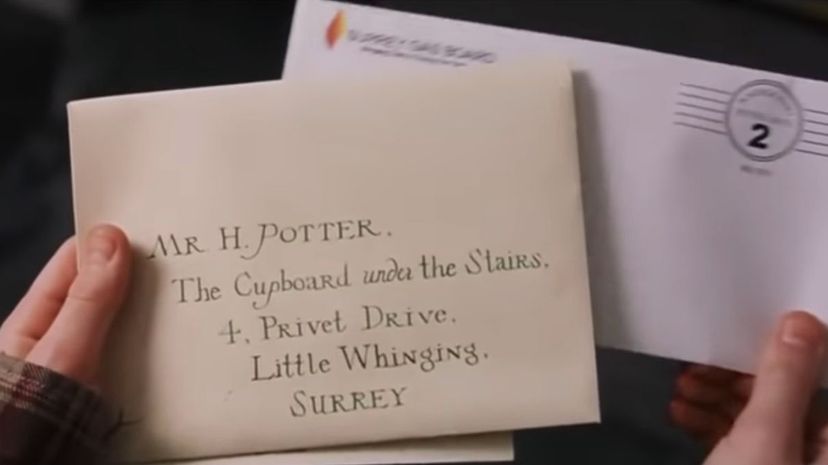8 Hogwarts letter