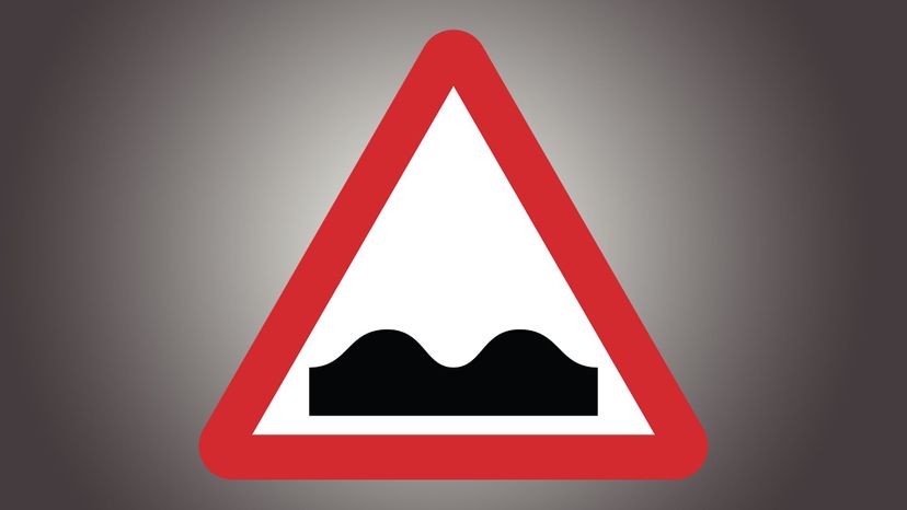 Uneven road