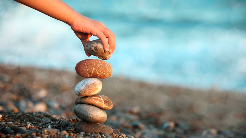 child playing on beach