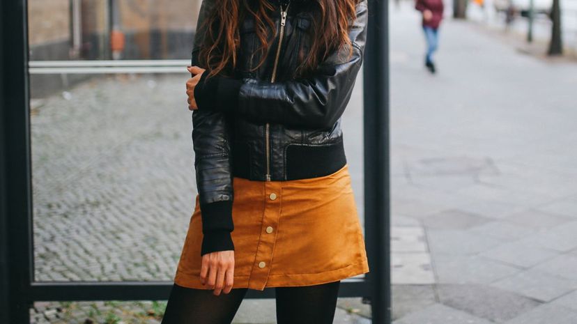 Leather midi shop skirt quiz