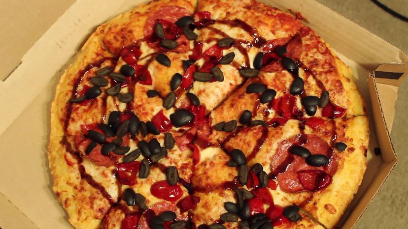 Pizza Hut Cherry Pepper Bombshell Pizza