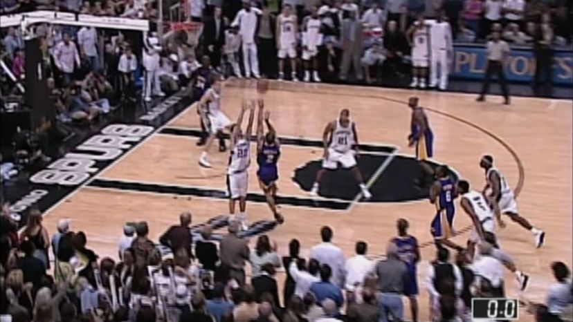 Derek Fisher (Game 5 of the 2004 Western Conference Semifinals)  