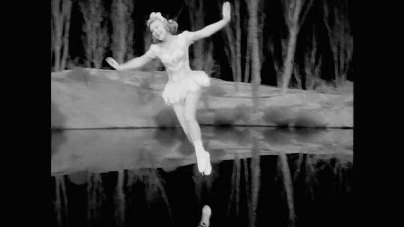 Movie- Sun Valley Serenade (1941 - Twentieth Century Fox Film Corporation); Athlete- Sonja Henie copy
