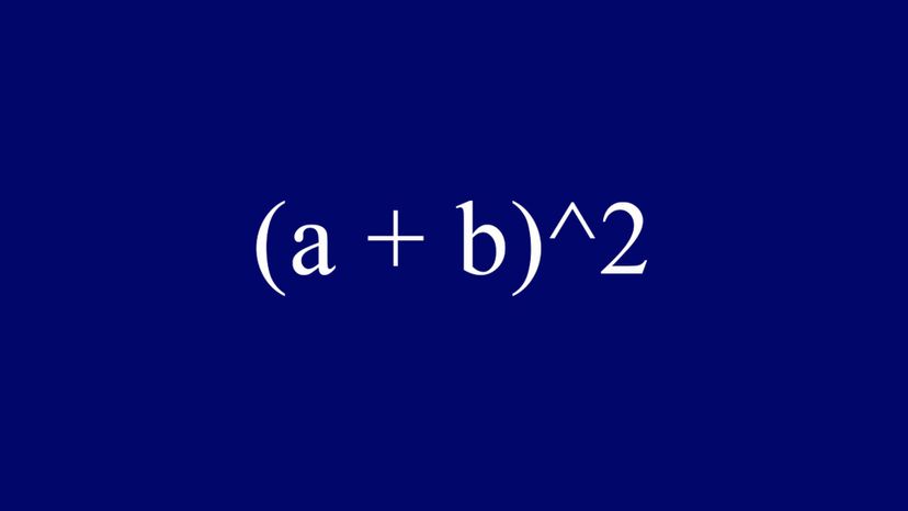 (a + b)^2 = a^2 + 2ab + b^2