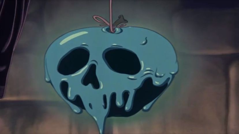 Poison apple from Snow White and the Seven Dwarfs