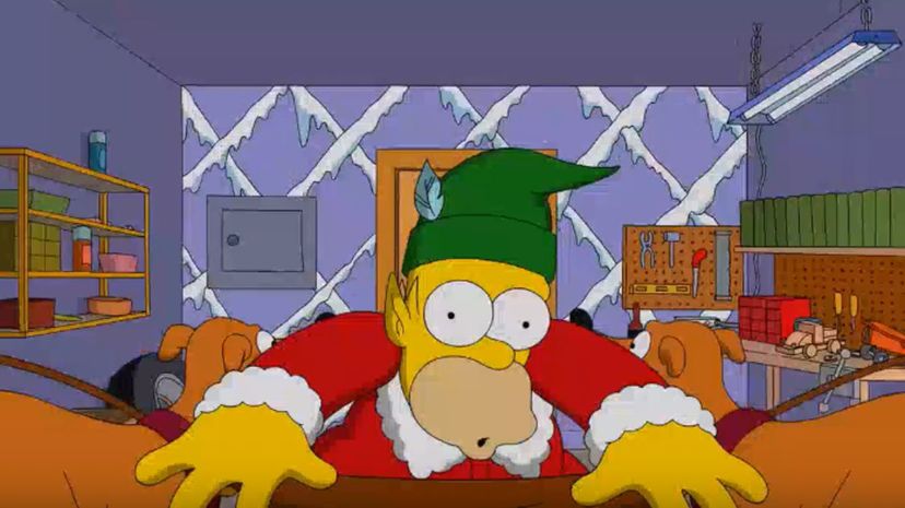 17 simpsons homer elf