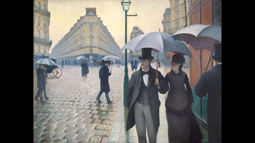 40 Gustave Caillebotte Paris A Rainy Day