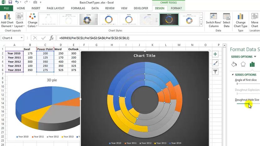 Doughnut chart 22