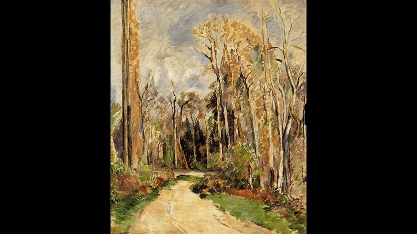 Path at the Entrance to the Forest Cezanne