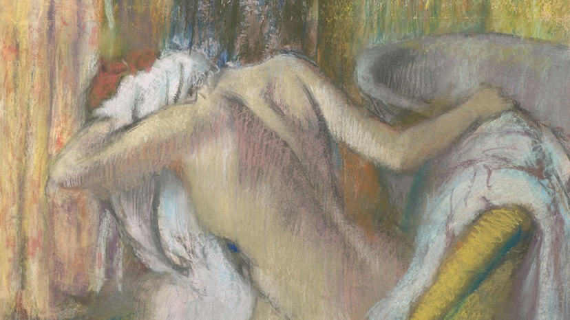 Degas, Woman Drying Herself After the Bath