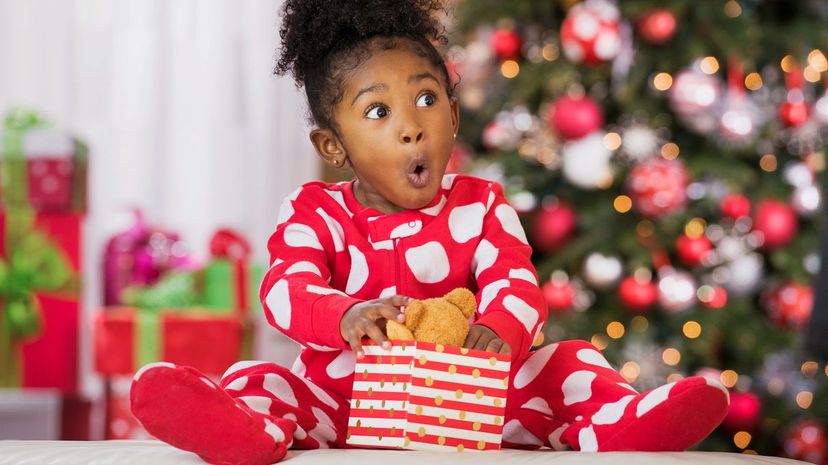 Q15-Young Girl Opening Gift