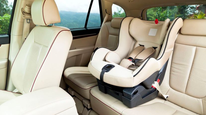 Baby Car Seat in Vehicle