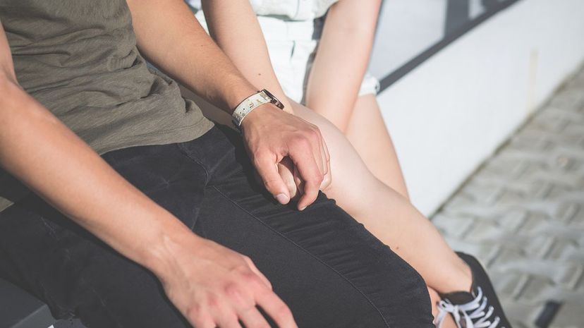 Couple Hold Hands