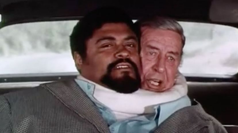 Movie- The Thing with Two Heads (1972 - AIP); Athlete- Rosey Grier