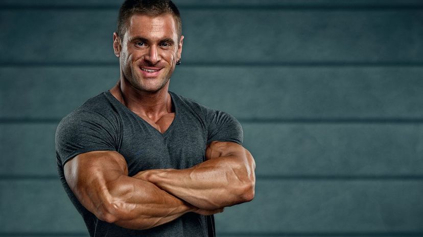 34 Brawny bodybuilder