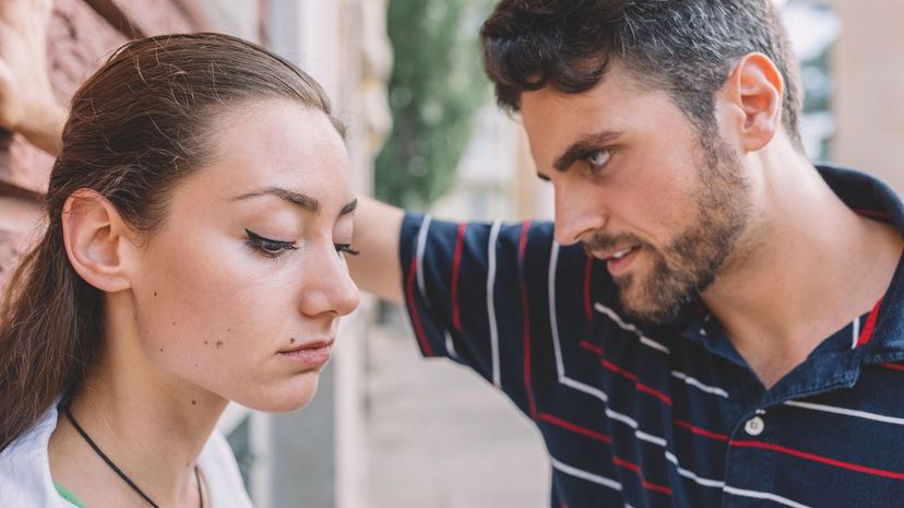 Young couple with problems