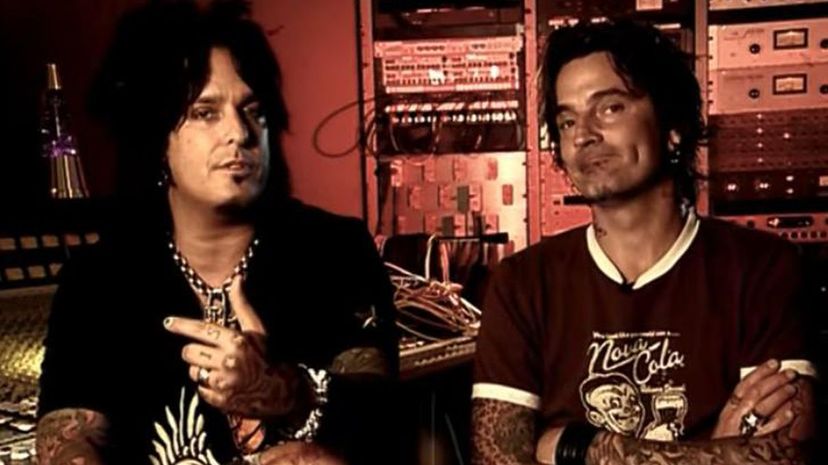 Nikki Sixx and Tommy Lee