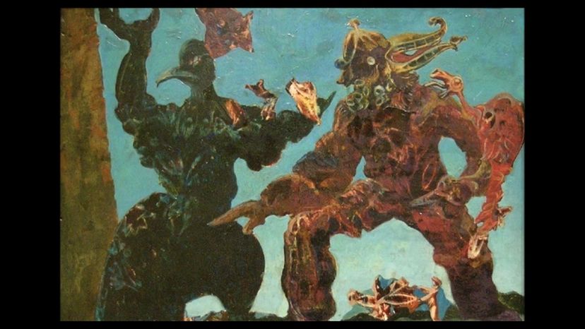 The Barbarians- Max Ernst
