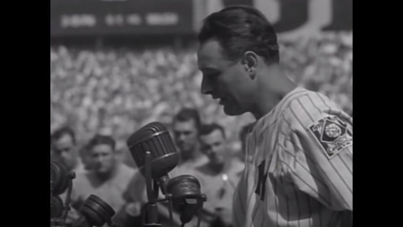Farewell speech by Lou Gehrig (1939)