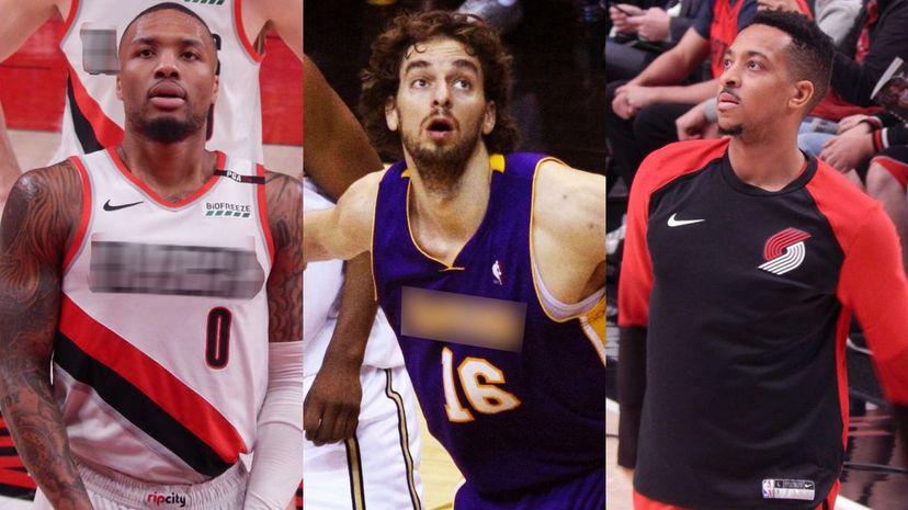 Damian Lillard, Pau Gasol, CJ McCollum