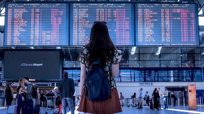 Woman at Airport