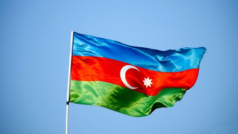 Azerbaijan Flag