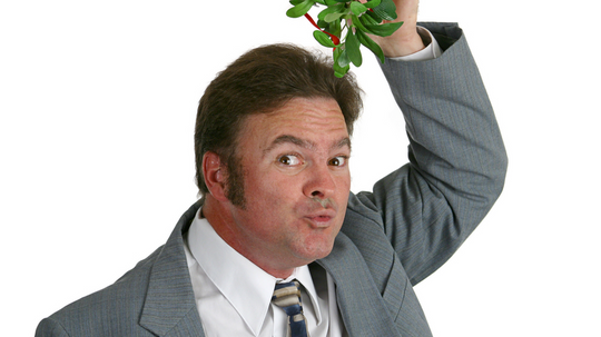 Who should you kiss under the mistletoe?