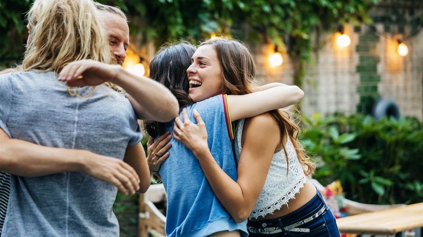 Group of Friends Embrace