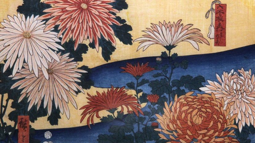 36 Japanese chrysanthemum art