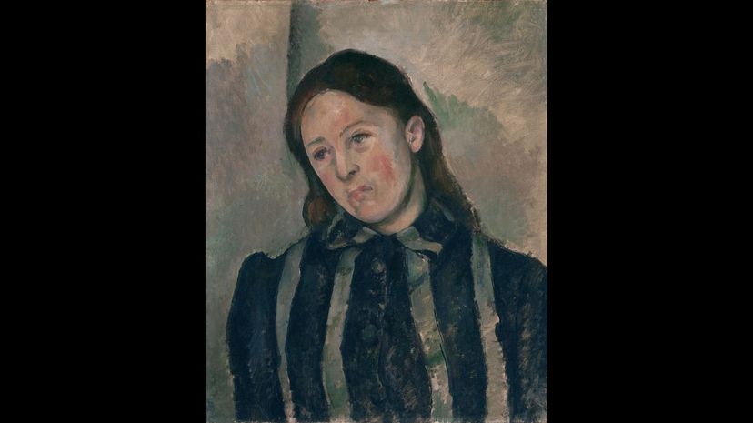 Madame Cezanne with Loosened Hair Cezanne