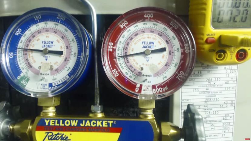 Refrigeration gauges