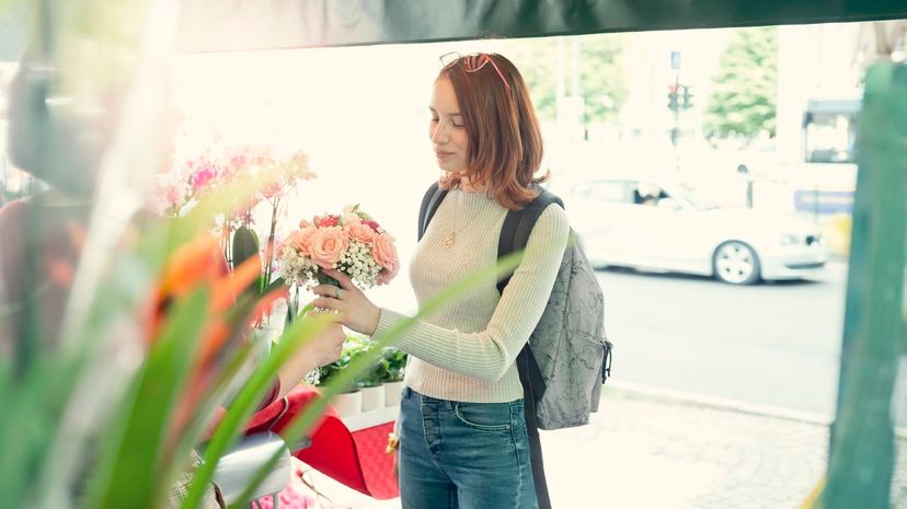 13 buying flowers