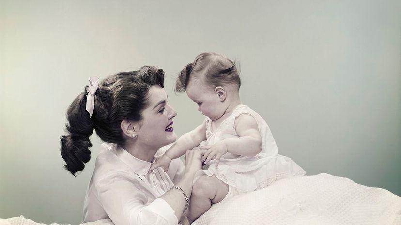 1950's Mom with Baby