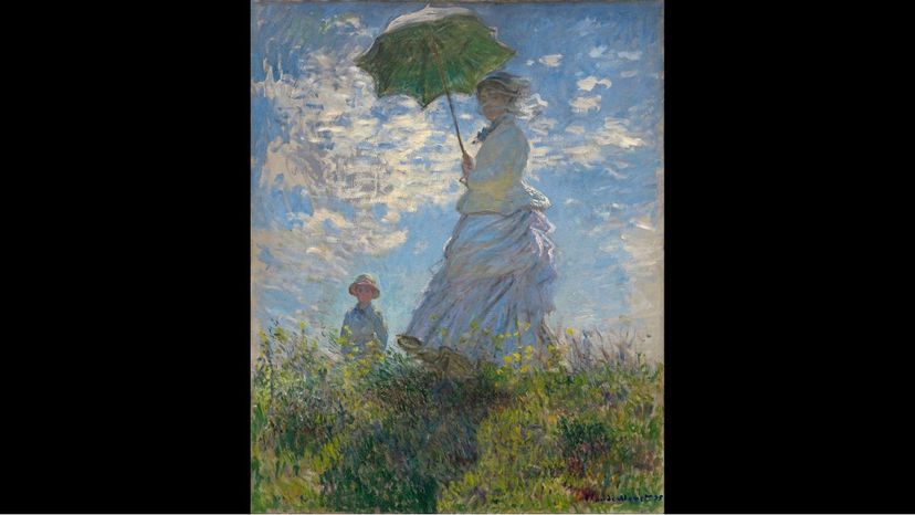 woman with a parasol