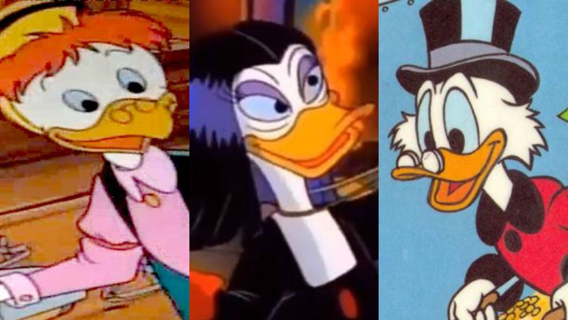 ducktales cartoon characters