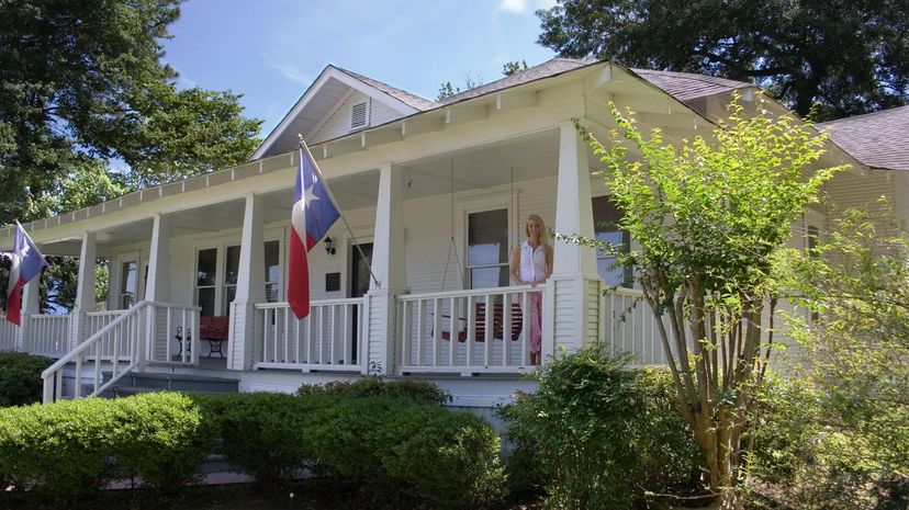 Texas House with Porch