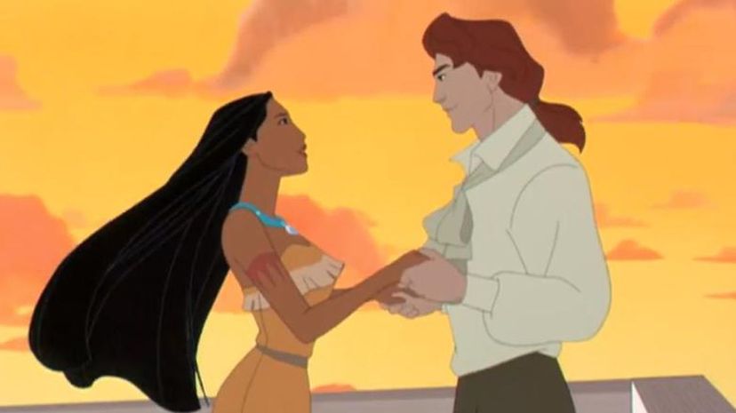 Pocahontas and John Rolfe