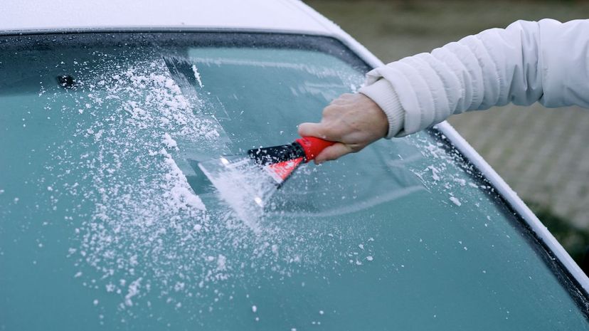 Question 20 - icy windshield