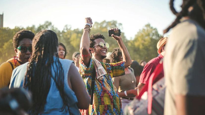 Dancing afropunk festival