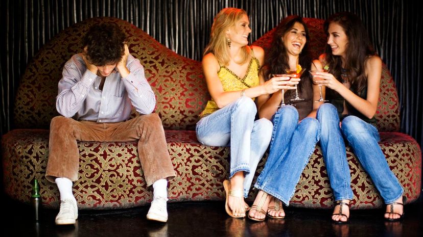 Man Excluded from Group of Women