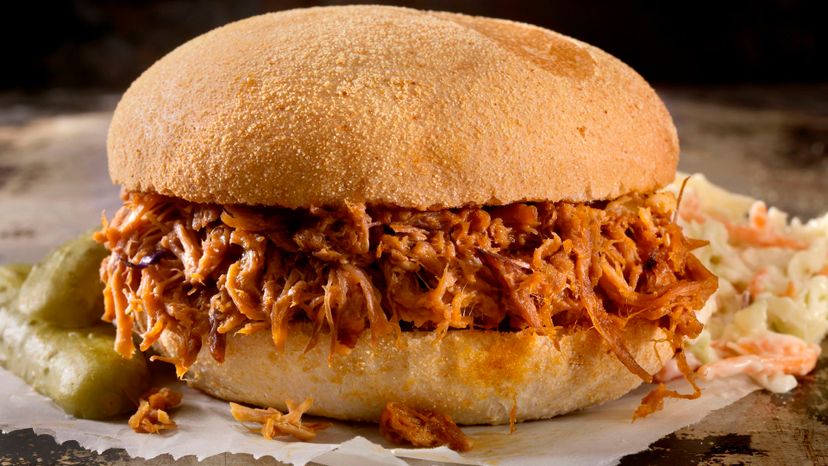 Pulled pork sandwich