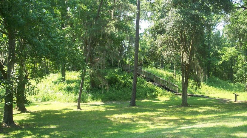 Earthwork mounds in Tallahassee FL