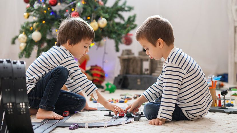 Q9-playing with toys on Christmas