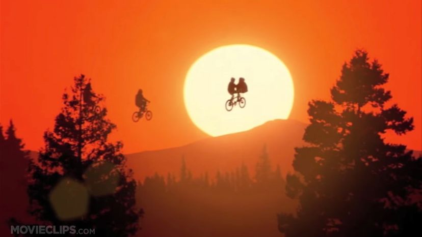 Flying Bikes, E.T. The Extra Terrestrial  