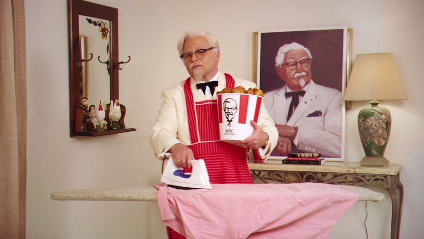 Finger lickin' good Colonel Sanders  KFC
