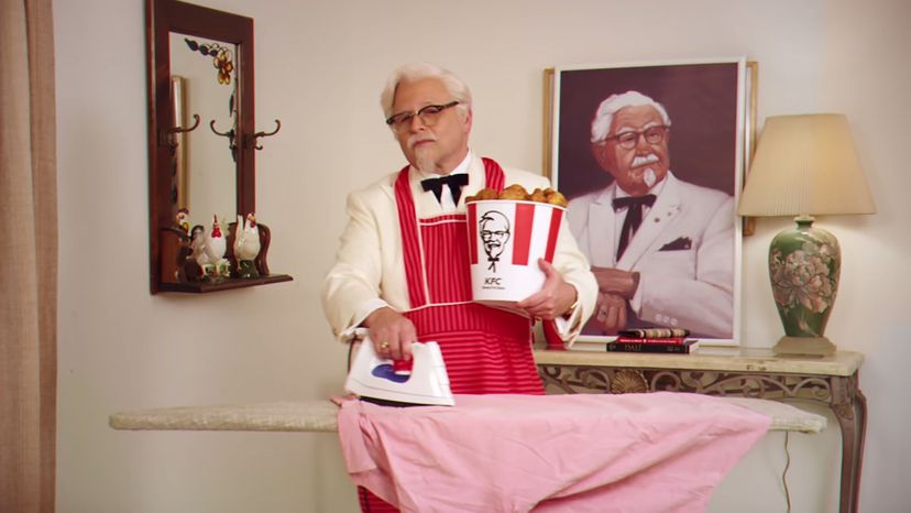 Finger lickinâ€™ good Colonel Sanders  KFC